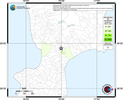 Mappa territorio comunale con almeno 3 questionari