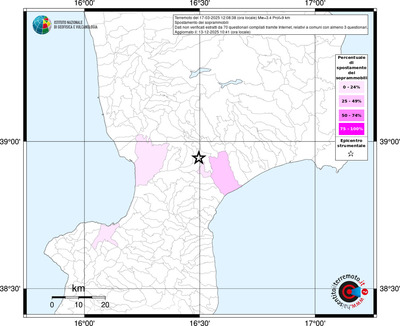 Mappa territorio comunale con almeno 3 questionari