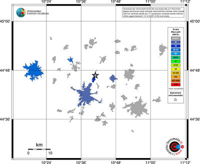 Mappa MCS - territori località
