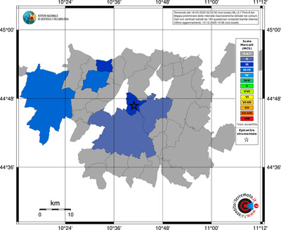 Mappa MCS - territori comuni