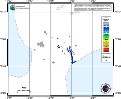 Mappa EMS - territori località