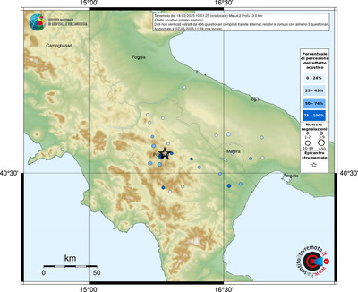 Mappa comuni con almeno 3 questionari