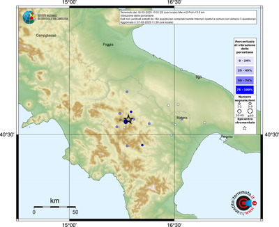 Mappa comuni con almeno 3 questionari
