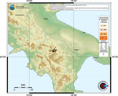 Mappa comuni con almeno 3 questionari