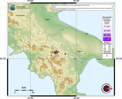 Mappa comuni con almeno 3 questionari