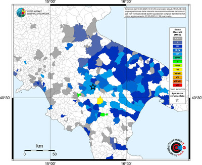 Mappa MCS - territori comunali