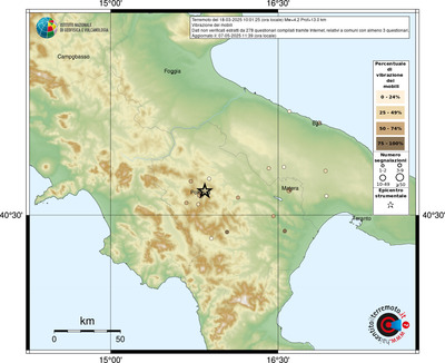 Mappa comuni con almeno 3 questionari
