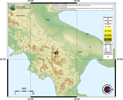 Mappa comuni con almeno 3 questionari