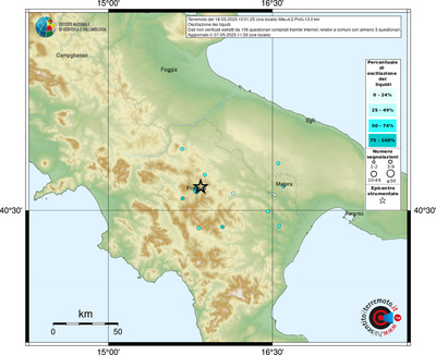 Mappa comuni con almeno 3 questionari