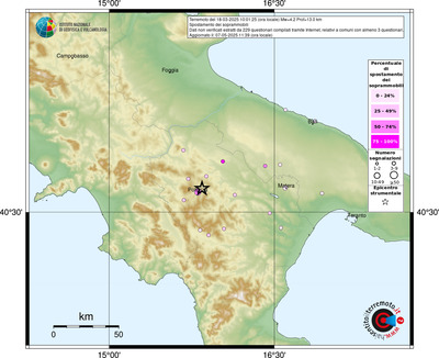 Mappa comuni con almeno 3 questionari
