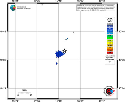 Mappa EMS - territori località