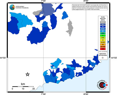 Mappa MCS - territori comuni