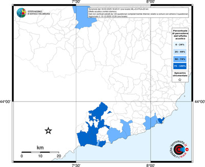 Mappa territorio comunale con almeno 3 questionari