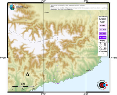 Mappa comuni con almeno 3 questionari
