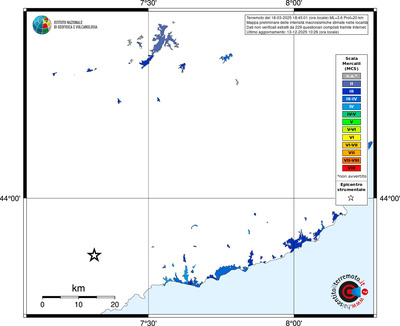 Mappa MCS - territori località