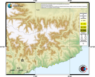 Mappa comuni con almeno 3 questionari