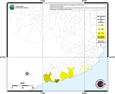 Mappa territorio comunale con almeno 3 questionari