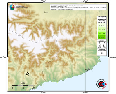 Mappa comuni con almeno 3 questionari