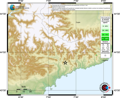 Mappa comuni con almeno 3 questionari
