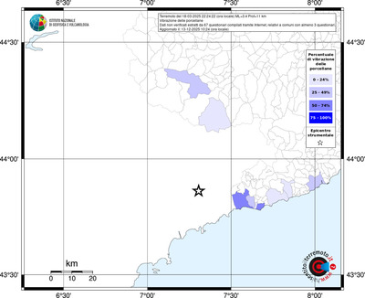 Mappa territorio comunale con almeno 3 questionari