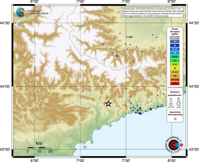 Mappa EMS - località