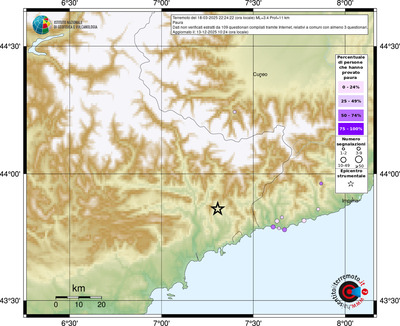 Mappa comuni con almeno 3 questionari