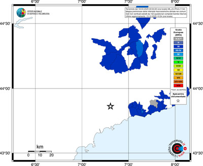 Mappa EMS - territori comuni