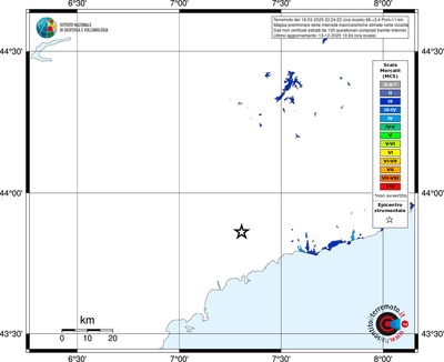 Mappa MCS - territori località