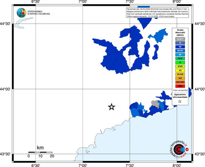 Mappa MCS - territori comuni