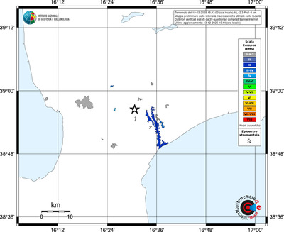 Mappa EMS - territori località
