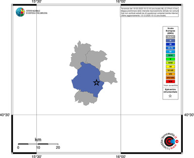 Mappa EMS - territori comuni