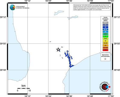 Mappa EMS - territori località