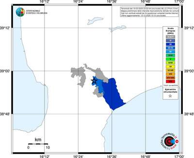 Mappa EMS - territori comuni