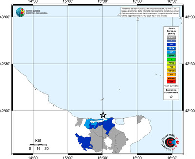 Mappa EMS - territori comuni