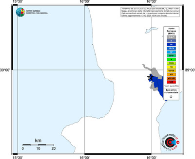 Mappa EMS - territori comuni