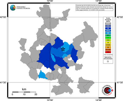 Mappa EMS - territori comuni