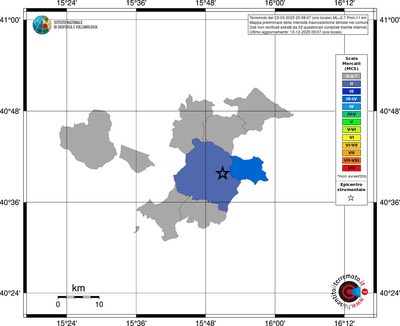 Mappa MCS - territori comuni
