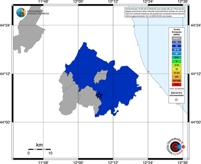 Mappa EMS - territori comuni