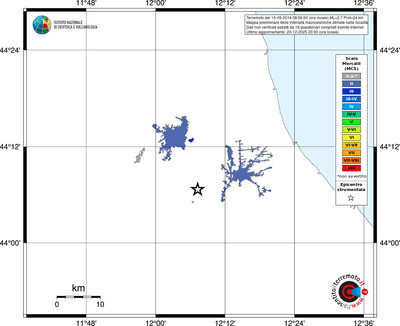 Mappa MCS - territori località