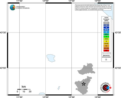 Mappa EMS - territori comuni
