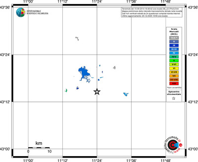 Mappa MCS - territori località