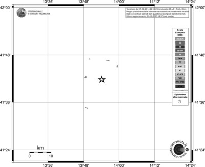 Mappa EMS - territori località