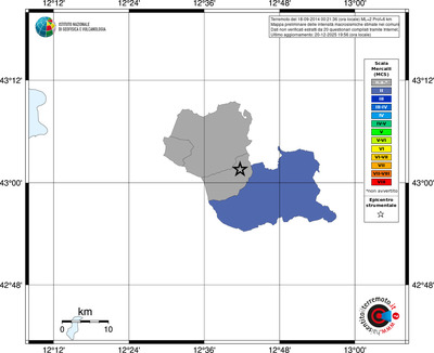 Mappa MCS - territori comuni