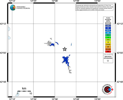 Mappa EMS - territori località
