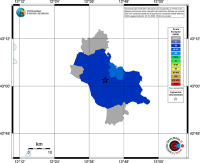 Mappa EMS - territori comuni