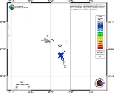 Mappa MCS - territori località