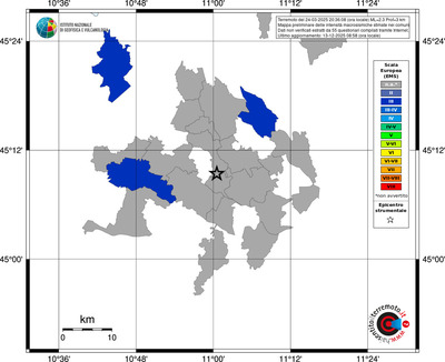Mappa EMS - territori comuni