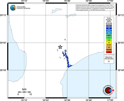 Mappa EMS - territori località