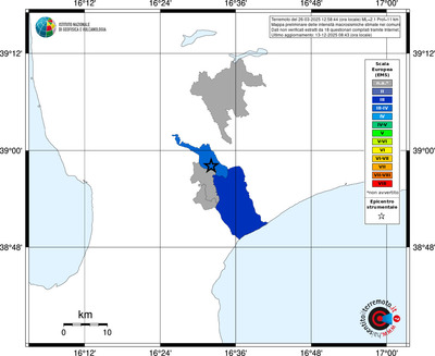 Mappa EMS - territori comuni