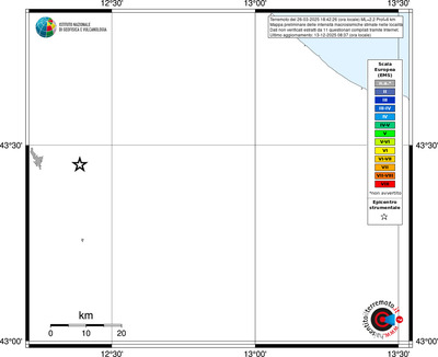 Mappa EMS - territori località